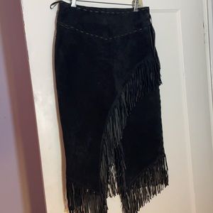 New Bebe Suede Skirt